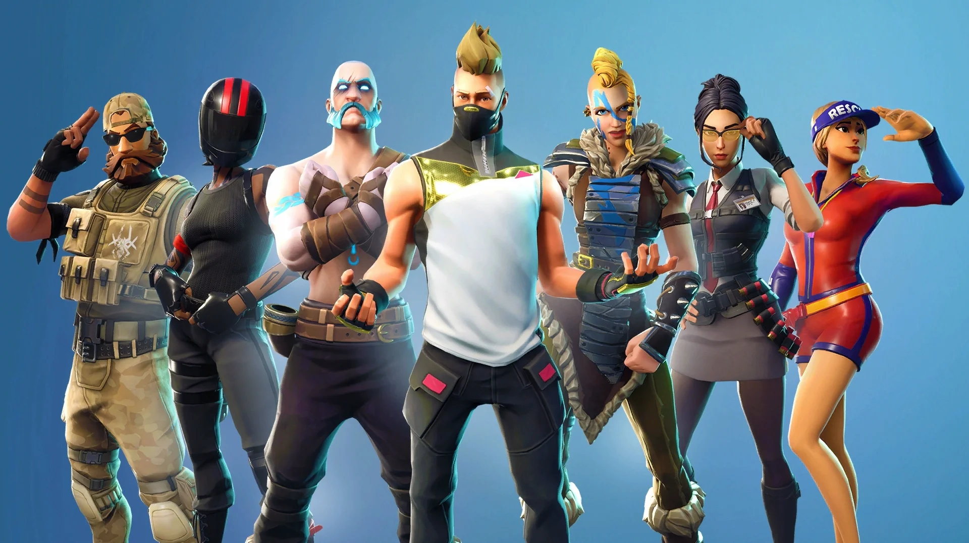 Verschiedene Fortnite-Skins
